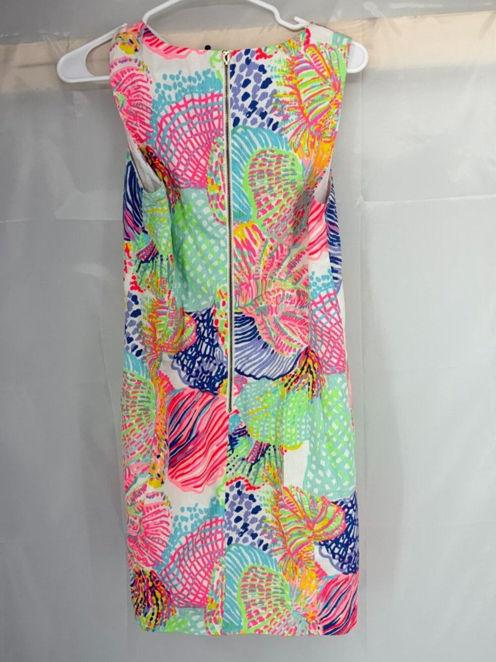 Lilly Pulitzer Women 6 Mila Sift Dress Short Sleeveless Roar of the Seas Floral - Picture 3 of 9